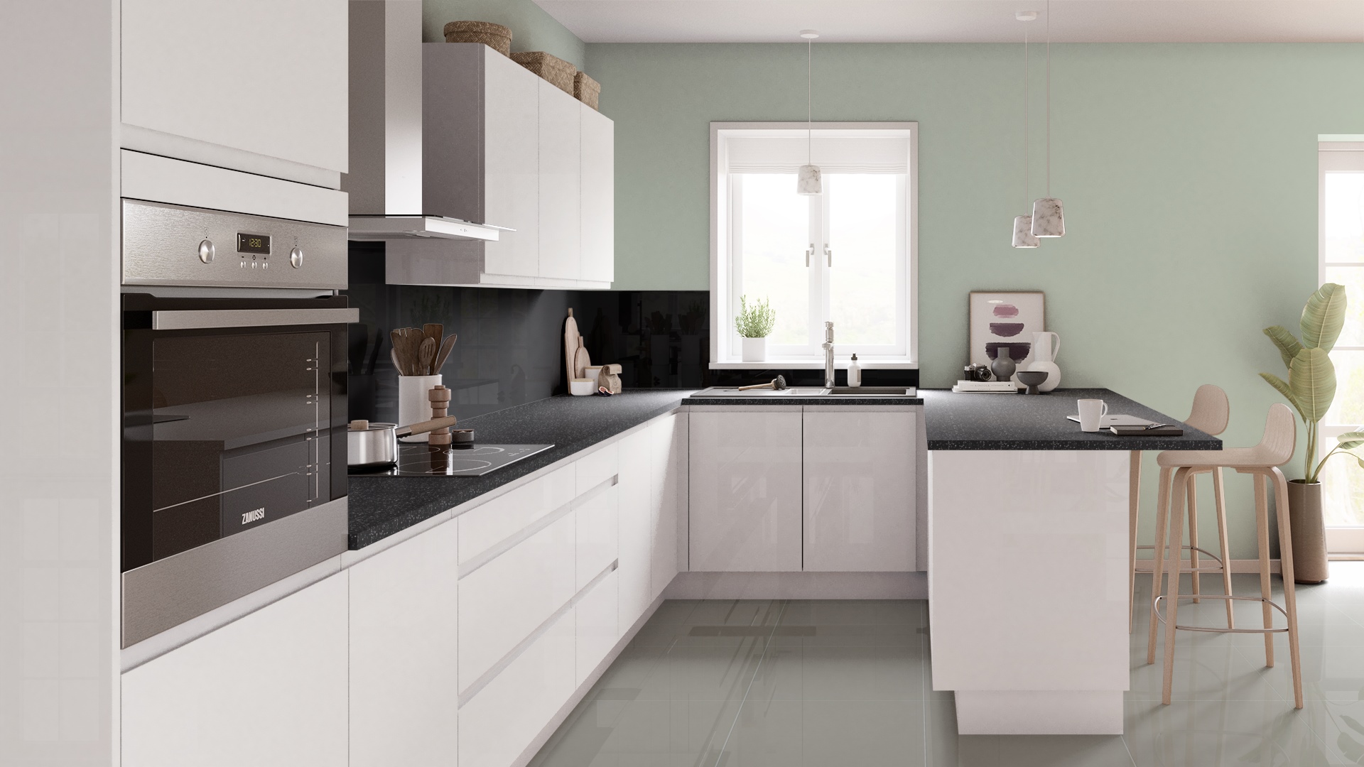 Ready To Fit Gloss White Kitchen Madison Wickes